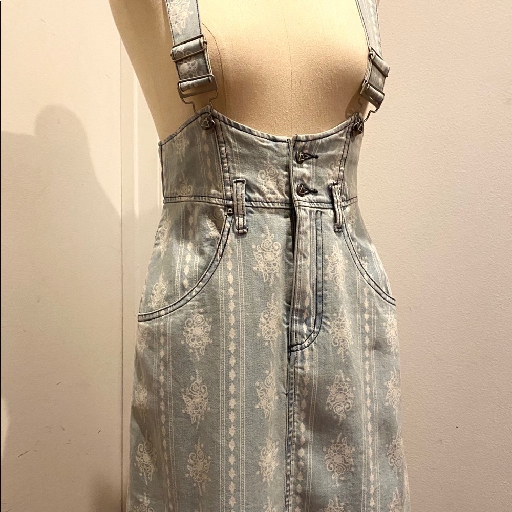REVOLVE Somedays Lovin Print Denim Romper Overalls